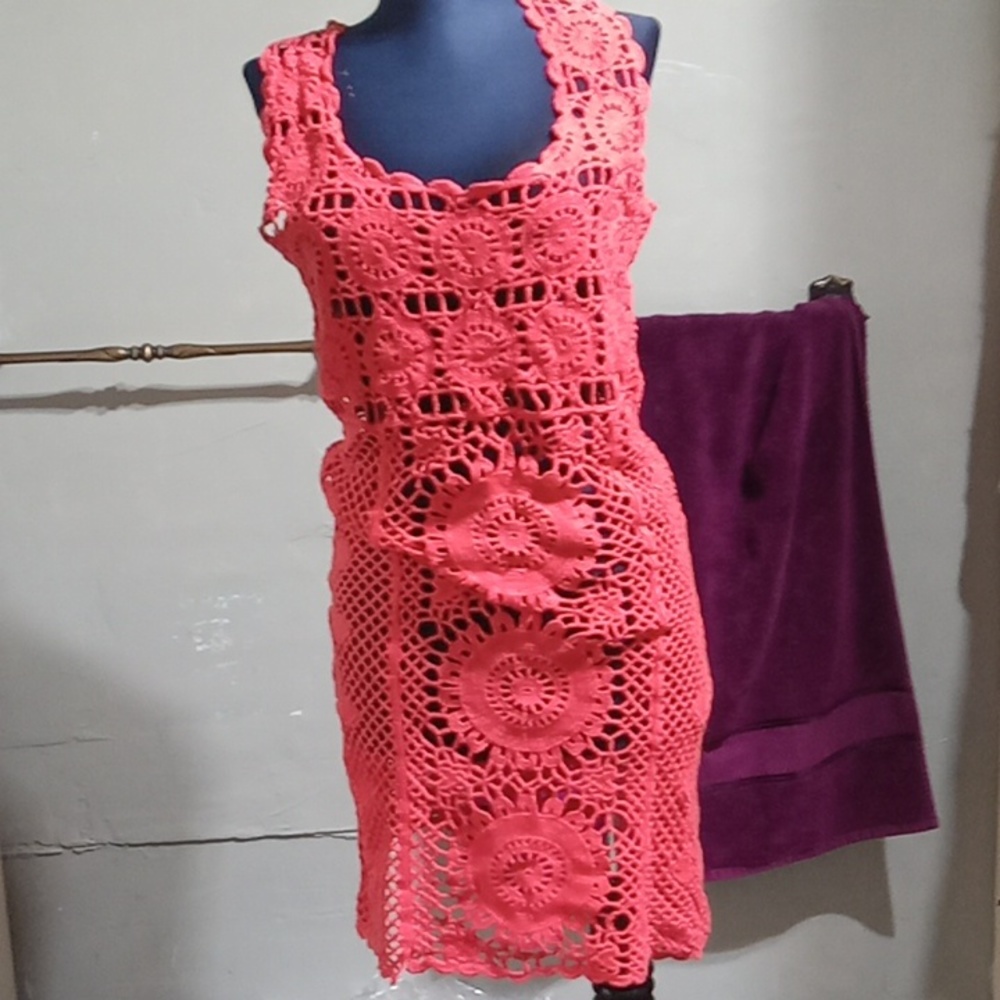 "🩷" Crochet bathing suit cover up